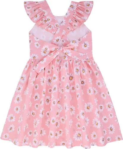 Vista 116 de Vestido de verano para niña, de algodón, con diseño floral