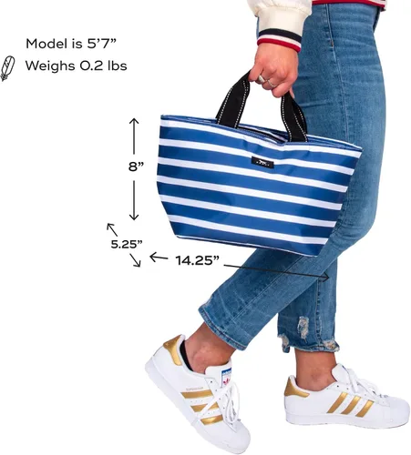 Vista 4 de SCOUT Nooner - Bolsa de almuerzo ligera con aislamiento suave para mujeres, profesores, enfermeras, playa, viajes, piscina y picnic
