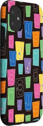 Vista 3 de Funda para puertas de piso para iPhone 11 Disney PIXAR Monsters Inc