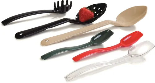 Vista 7 de Carlisle FoodService Products Cuchara sólida de plástico, 9 pulgadas, color negro (paquete de 2)
