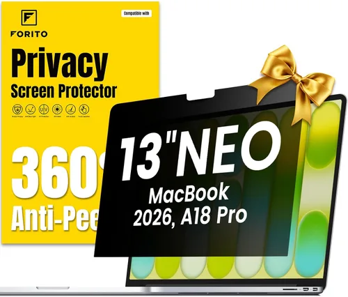 Vista 13 de F FORITO Protector de pantalla de privacidad de 360° compatible con MacBook Pro de 13 pulgadas (2016, 2017, 2018, 2019, 2020, 2021, 2022, M1, M2)