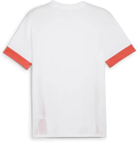 Vista 2 de PUMA Mens Individual Padel Crew Neck Short Sleeve Jersey Tennis Athletic Moisture Wicking - White