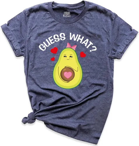 Vista 5 de Camisas de maternidad para mujeres embarazadas, trajes divertidos de embarazo, camiseta gráfica de anuncio de aguacate para niño o niña, camisa