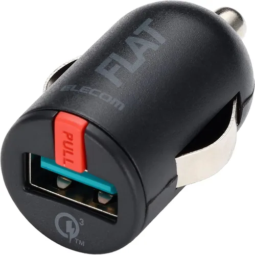 Vista 9 de ELECOM-Japan MPA-CCUQ03BK - Cargador de coche USB 3.0 para iPhone X Xs Max XR 8 7 6, Galaxy, Samsung, LG, Android, color negro