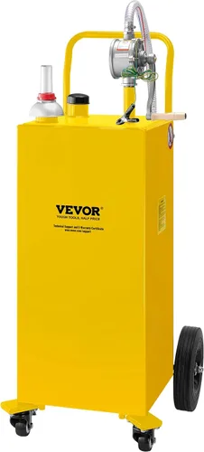 Vista 12 de VEVOR Tanque de transferencia de combustible portátil de acero al carbono Negro