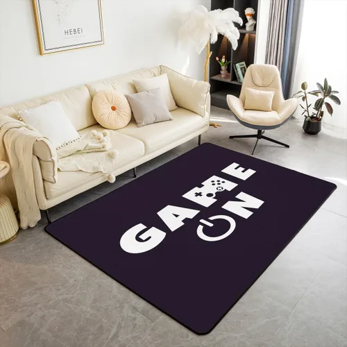 Vista 10 de Alfombra decorativa de gato de espacio exterior de 3 x 5 pies, diseño de plantas y gatitos, para niños, adolescentes, galaxia, cielo estrellado