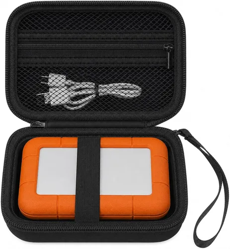 Vista 10 de Estuche para disco duro LaCie Rugged Mini USB-C 1TB-5TB, almacenamiento de Rosa