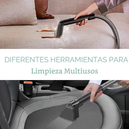Vista 6 de Limpiador portátil de alfombras y tapicería, limpieza profunda para alfombras, sofá, manchas de interiores de auto, apto para mascotas y familia