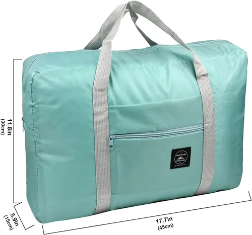 Vista 2 de Bolsa de viaje de gran capacidad, bolsa de almacenamiento de equipaje para hombres o mujeres, bolsa de viaje portátil, bolsa de almacenamiento