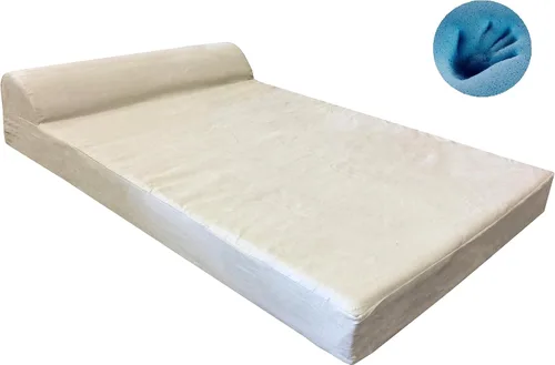 Vista 2 de Dogbed4less Almohada ortopédica para reposacabezas de alta calidad, cama de espuma viscoelástica para perro, forro impermeable con funda de cama
