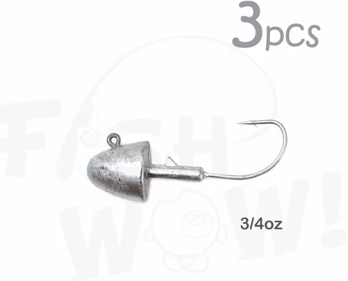 Vista 8 de 8 piezas de Root Beer Extended Size 5 pulgadas Twin Tail Perch Grub 4" Scampi Soft Señuelo + 3 piezas 3/4oz Shad Jighead Plain Bullet Jig Heads