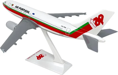 Vista 2 de TAP Air Portugal Airbus A310-300 Escala 1:200 - Modelo miniatura de avión de plástico Snap Fit - Réplica coleccionable de aviones TAP Air Portugal