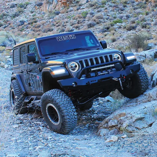 Vista 9 de Westin 59-80115 WJ2 parachoques delantero de ancho completo para Wrangler JL 2018-2026 Gladiator 2020-2026