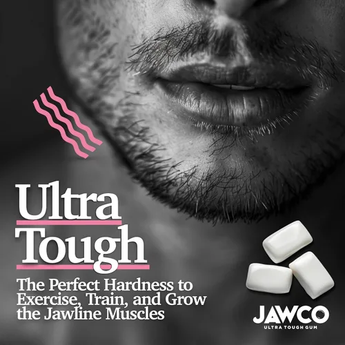Vista 4 de JAWCKO Chicle Ultra-Resistente para Mandíbula Obtén una Mandíbula Más Fuerte y Cuadrada Chicle Duro de Entrenamiento para Mandíbula Fuerza 15X