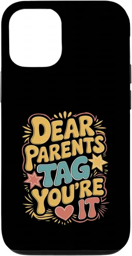 Vista 25 de Dear Parents Tag You’re It Leopard Print Case for iPhone XR