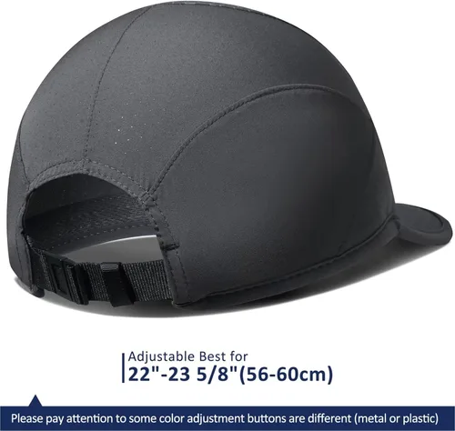 Vista 3 de GADIEMKENSD Stretch Running Hat with Soft Brim, Quick Dry, Unstructured, Unisex-Adult