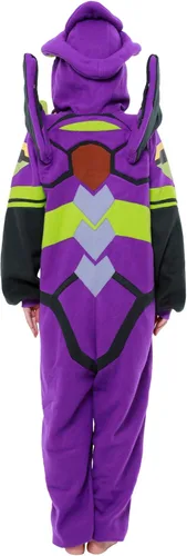 Vista 5 de SAZAC Kigurumi - Evangelion Unit-01 - Eva-01 - Mono de Halloween - Adulto