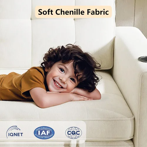 Vista 7 de Sofá Cama Convertible, Sofá Cama Loveseat Extraíble, Sofá Cama Plegable 2 en 1, Sofá de Piso para Espacios Pequeños, Cama de Piso Desplegable