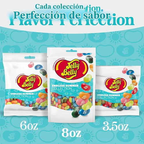 Vista 8 de Jelly Belly Endless Summer Jelly Bean Collection - Bolsa de 8 onzas - Genuina, oficial, directamente de la fuente