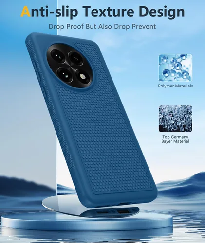 Vista 494 de FNTCASE Funda para iPhone 17 Pro: Fundas delgadas translúcidas de color azul claro compatibles con MagSafe, protección completa de la cámara