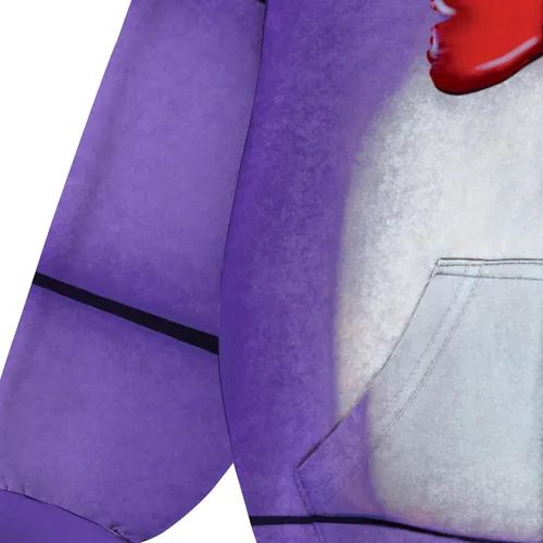Vista 4 de Five Nights Hoodie for Boy Midnight Horror Bear Sweatshirt Long Sleeves Suitable for Autumn and Winter Zip Up 5-12y
