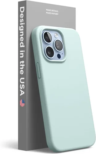 Vista 22 de elago Compatible con funda para iPhone 13 Pro, funda de silicona líquida, cubierta protectora de cuerpo completo, delgada, forro de microfibra Negro