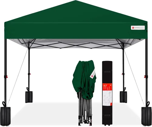 Vista 46 de Best Choice Products Carpa Toldo Desplegable de 10x10 pies para Instalación de 1 Persona, Refugio Portátil Instantáneo con Botón de 1 Toque