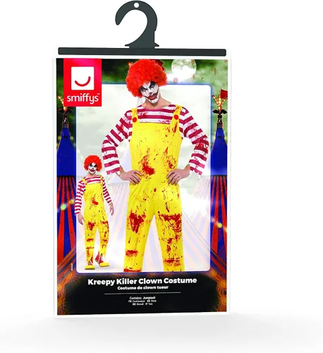 Vista 5 de Smiffys Kreepy Killer Clown Costume