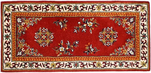 Vista 9 de Minuteman International Alfombra de lana oriental beige rectangular