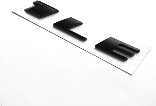 Vista 3 de Yoaoo 1 letra de emblema OEM 1LE para parte trasera compatible con puerta Zl1 1LE 1LE 1LE, color negro mate