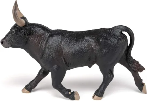 Vista 4 de Papo - Juguete realista de figura de toro de camarga para niños - A partir de 3 años - Colección de vida agrícola - Descubrimiento educativo