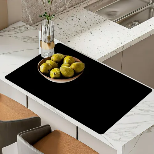 Vista 52 de Tapete de silicona súper grande, 120 x 24 pulgadas, tapete de silicona para encimera de cocina, tapete antideslizante resistente al calor, tapete