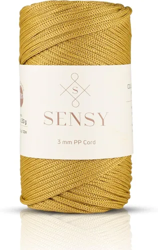 Vista 47 de Cuerda de poliéster Sensy Premium de 3 mm, 120 metros, 100% cordón de polipropileno, cuerda de macramé de 3 mm, cordón para bolsos de ganchillo