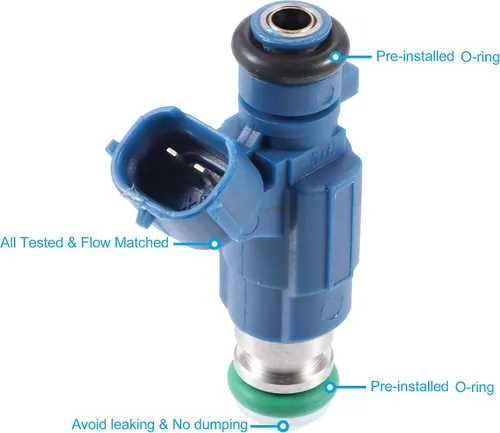 Vista 3 de X AUTOHAUX 6 unids 16600-AA550 16600-AA500 inyector de combustible para Nissan GTR Safari Patrol Skyline R34 RB25DET 2.5L Turbo TB48DE