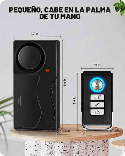 Vista 7 de WSDCAM Alarma de motocicleta de 110 db con control remoto inalámbrico vibración antirrobo alarmas de seguridad