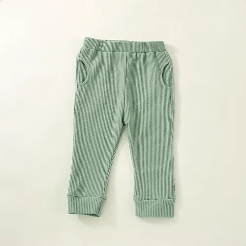 Vista 7 de Conjunto de ropa de bebé niña para otoño e invierno, conjunto de sudadera de manga larga y pantalones con diadema