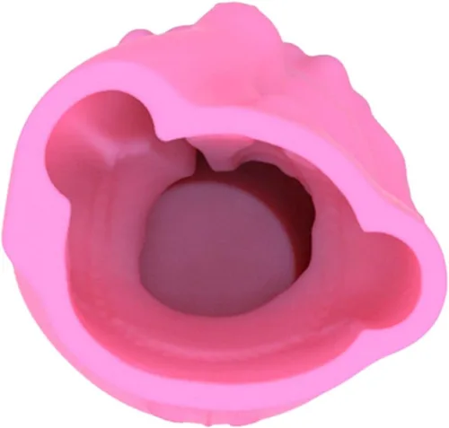 Vista 5 de Molde de silicona para maceta, molde creativo para macetero de cabeza de niña, moldes de hormigón para maceta, jarrón de cactus, moldes de silicona