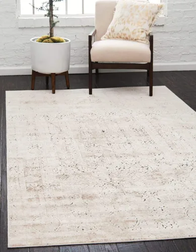 Vista 10 de Unique Loom Chateau Collection - Alfombra de área - Quincy (2' x 3' 1" Rectángulo, Beige/Marrón)