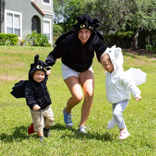Vista 5 de ComfyCamper Adorable Dragon Hoodie for Boys Girls Kids and Adults as Cute Animal Dragon Costume Sweatshirt