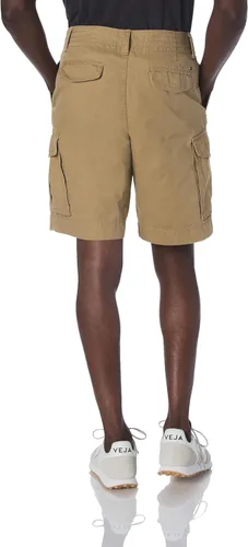 Vista 2 de Tommy Hilfiger Pantalones cortos cargo de algodón elástico con 6 bolsillos para hombre