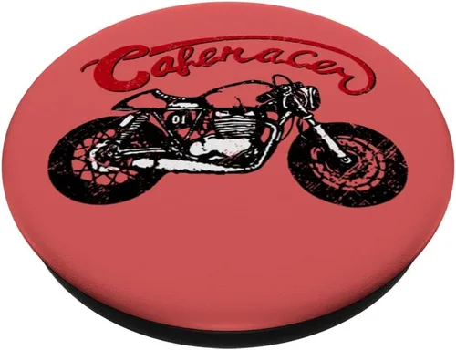 Vista 2 de Cafe Racer Biker Men Women Adult Teens Boys Girls Kids Youth PopSockets Swappable PopGrip