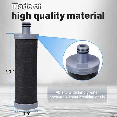 Vista 4 de Cartucho de filtro de ducha de carbono, 1 unidad, compatible con sistema de filtro de ducha, reduce el cloro, metales pesados y otras impurezas