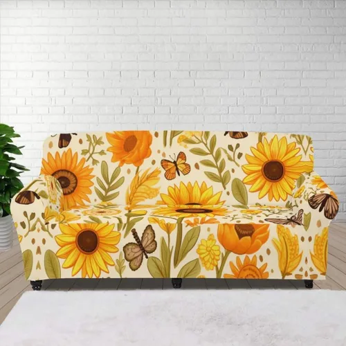 Vista 136 de ZOUTAIRONG Fundas elásticas para sofá con estampado de ramas de camuflaje 3D para sofá, funda para muebles de un solo cojín, decoración del hogar u