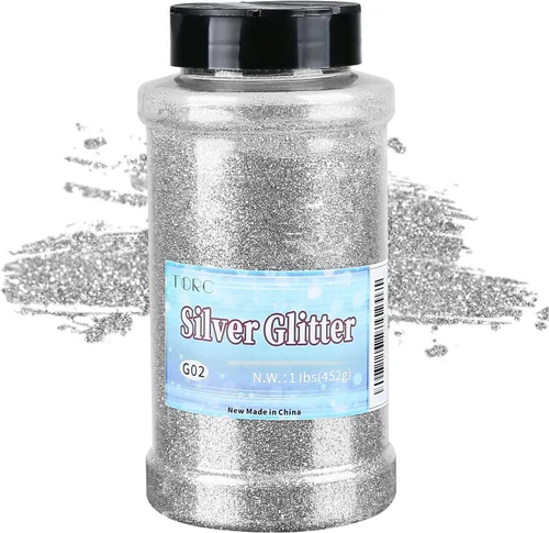 Vista 48 de TORC - Purpurina fina negra de 4 oz, polvo de purpurina para vasos, manualidades de resina, slime, cosméticos, pintura de uñas, decoración