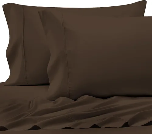 Vista 54 de Juego de 2 fundas de almohada de 100 % algodón puro, tamaño King, color plateado, lujosas fundas de almohada de algodón de fibra larga de 400 hilos