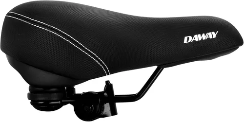 Vista 9 de DAWAY Asiento de bicicleta cómodo para hombres y mujeres - Asiento de bicicleta acolchado con espuma viscoelástica suave, repuesto de sillín