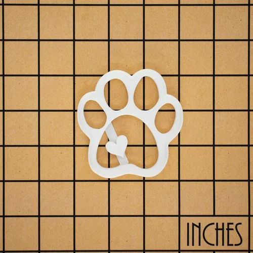 Vista 5 de Cortador de galletas Cute Paw - Grande, 1 pieza - Bakerlogy