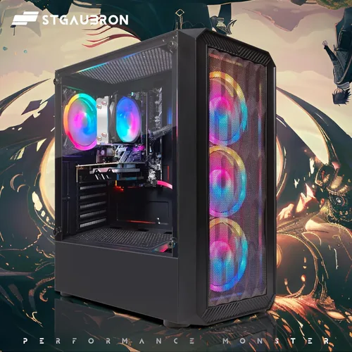 Vista 5 de STGAubron Escritorio para PC para juegos,R3 3200G,RX 590 8G,16G DDR4,512G