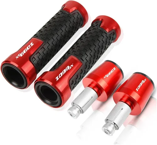 Vista 7 de Motorcycle Handlebar Grips Cap Handle Bar Ends Plug Cover for XT660Z XT 660Z XT660 Z TENERE 2008-2016 2015 2014 2013 2012 (Color : 1)