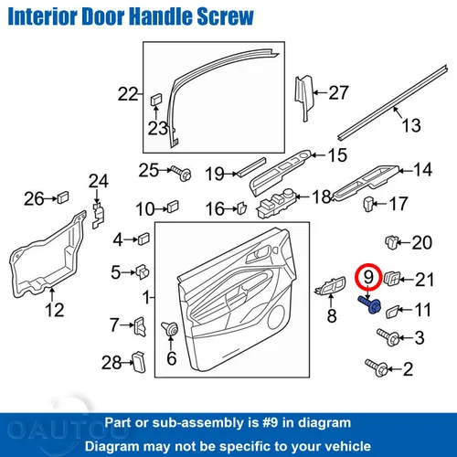 Vista 5 de 20 piezas de tornillos para parachoques, protector de salpicaduras, soporte de revestimiento de aletas W716345-S450B para Ford Edge Escape Explorer
